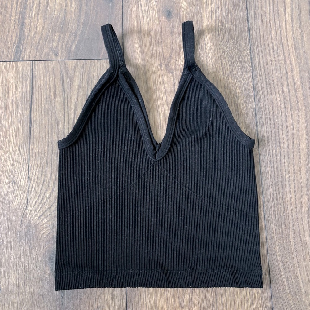 Free People Movement Ribbed Crop Tank